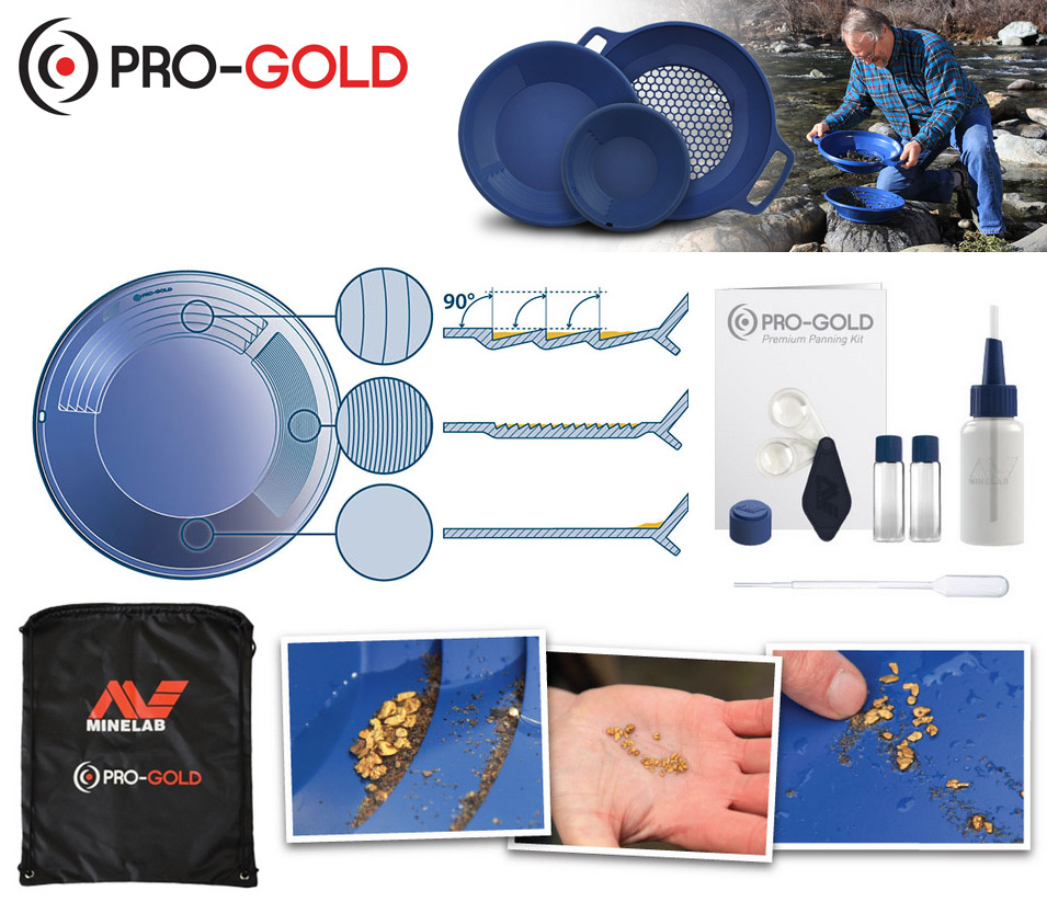 Kit d'orpaillage bleu Minelab PROGOLD